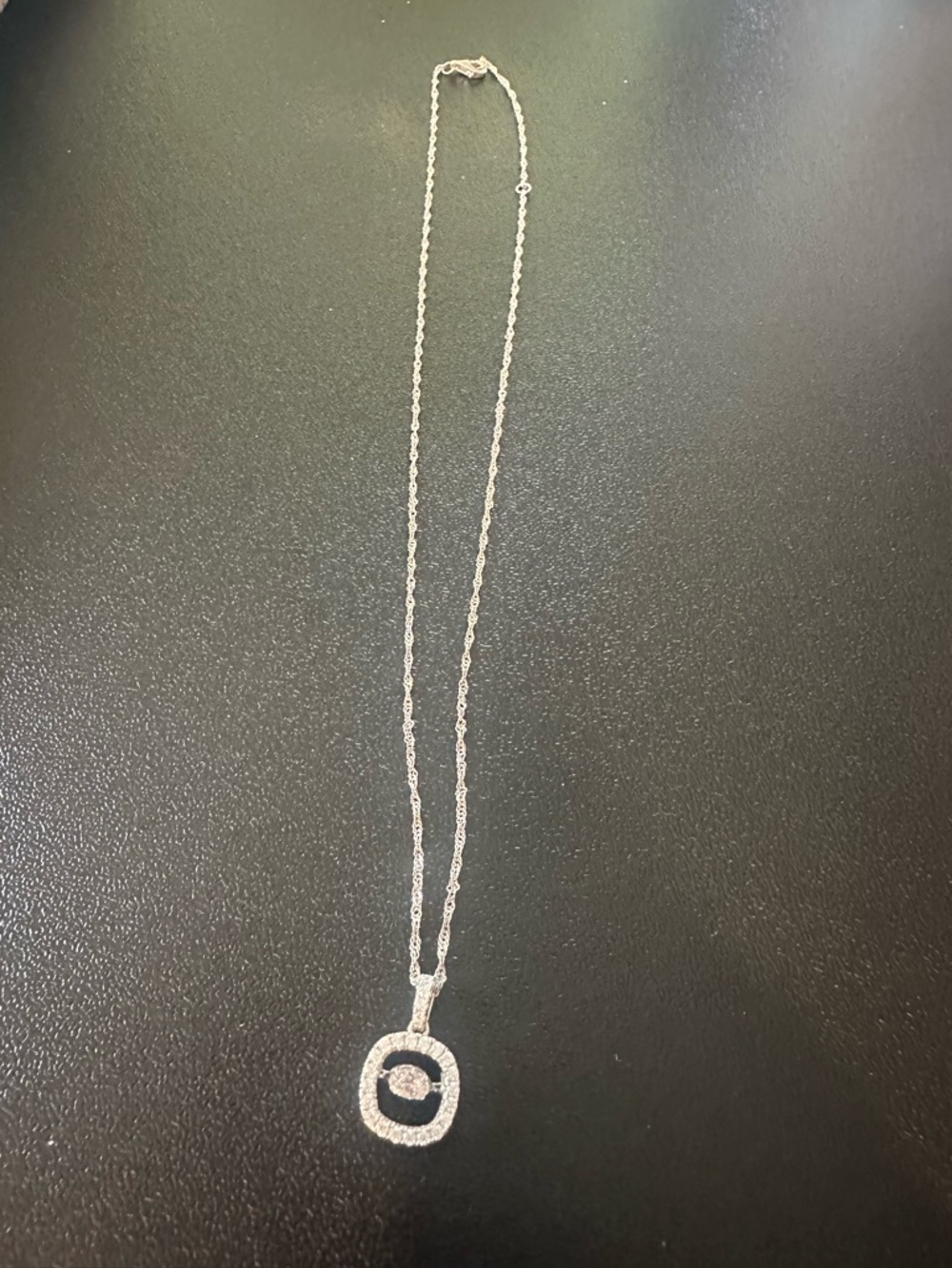 Elegant Silver Circle Pendant Necklace - Women Jewelry
